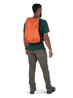 Zaino da trekking OSPREY HIKELITE 18,  koi orange/blue venture