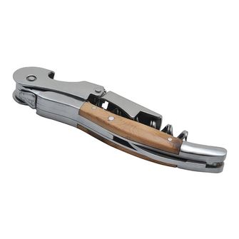 Coltello da cameriere professionale Laguiole DUB506 con manico in legno di ginepro