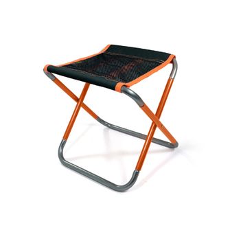 BasicNature Sedia pieghevole Compact 2.0 nero / arancio