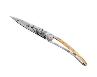 Coltello di chiusura Deejo Tattoo legno Vela