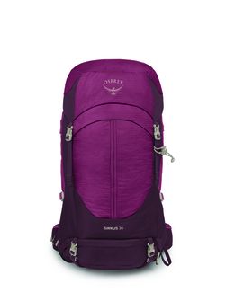 Zaino da trekking OSPREY SIRRUS 36,  elderberry purple/chiru tan