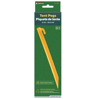 Picchetti per tenda Coghlans ABS 30 cm, 6 pezzi in blister