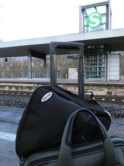 BasicNature Borse da viaggio in cordura M 1 pezzo nero