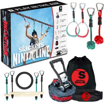 Set di fannulloni su Slackline Ninja 11 m