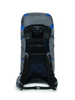 OSPREY Zaino da trekking EXOS PRO 55,  dale grey/agam blue