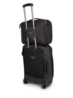 OSPREY TRANSPORTER GLOBAL CARRY-ON BAG, nero