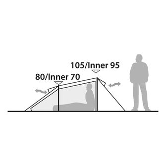 Arco di tenda Robens per 2 persone