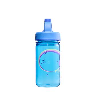 Nalgene Biberon Grip-n-Gulp Sustain 0,35 l con coperchio blu, ippopotamo musicale