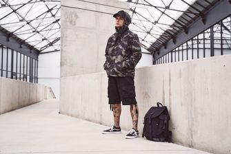 Brandit Windbreaker Frontzip giacca, darkcamo