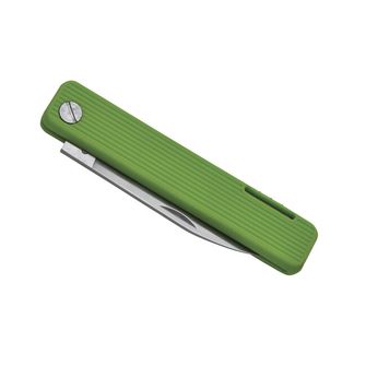 Baladeo ECO355 Coltello tascabile Papagayo, lama 7,5 cm, acciaio 420, manico TPE lime