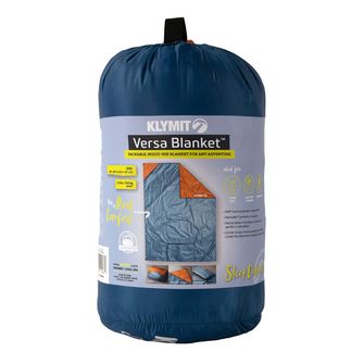 Klymit Versa Blanket™, blu-arancio