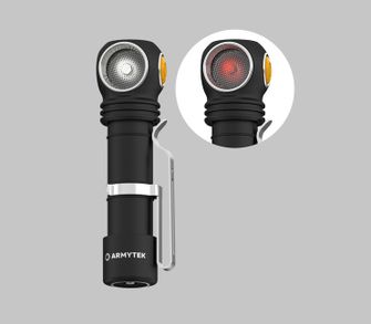 ArmyTek Wizard C2 WR Magnet Lampada frontale a LED bianchi e rossi con supporto magnetico 1100 lm potenza della batteria 3 h 65 g