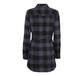 Camicia lunga da donna Brandit Lucy, grigio e nero