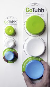 humangear GoTubb Set di scatole portaoggetti colorate M