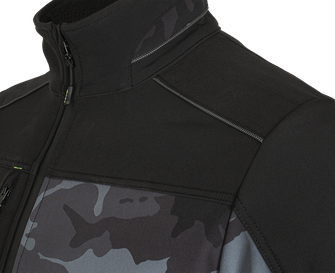 BENNON giacca softshell CAMOS, nero/grigio