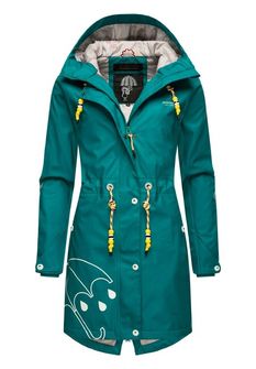 Giacca impermeabile Marikoo DANCING UMBRELLA donna, verde scuro