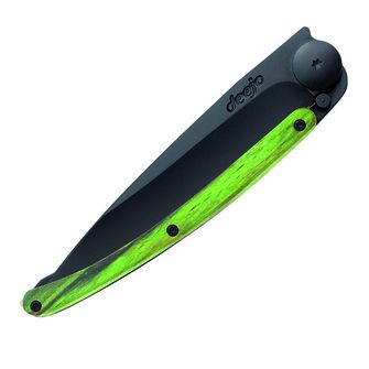 Coltello di chiusura Deejo Faggio verde nero