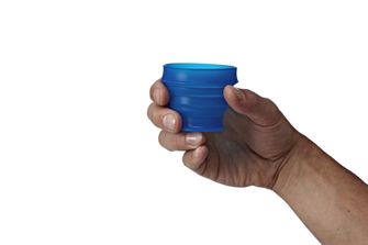 humangear GoCup tazza da viaggio pieghevole, igienica e impacchettabile &#039; 118 ml blu