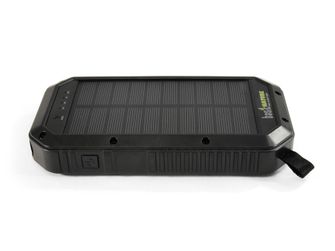 BasicNature 20 20K powerbank con ricarica wireless Qi e pannello solare