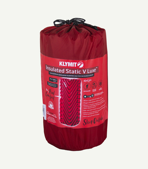 Materasso per auto isolato Klymit Static V Luxe, rosso