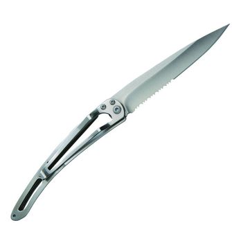 Coltello di chiusura Deejo Serrazione titanio carbonio