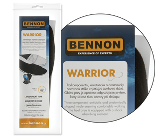 BENNON inserti anatomici per scarpe WARRIOR