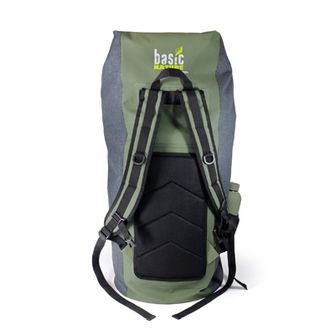 BasicNature Borsa impermeabile 90 L grigio-verde