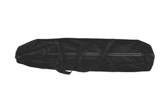 BasicNature Lettino da viaggio Alu-Campbed nero 210 cm