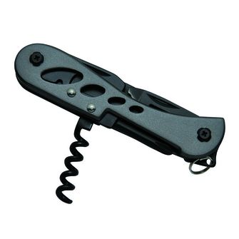 Baladeo ECO165 Coltello multifunzione Barrow Tech, 7 funzioni, nero militare