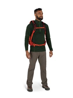 Zaino da trekking OSPREY TALON PRO 20,  mars orange