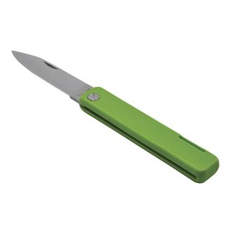 Baladeo ECO355 Coltello tascabile Papagayo, lama 7,5 cm, acciaio 420, manico TPE lime