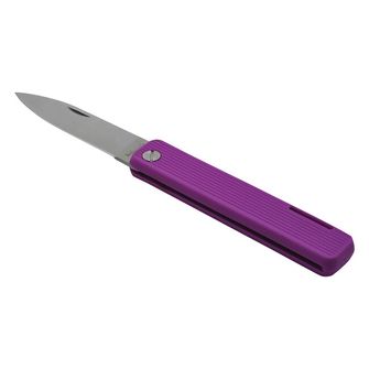 Baladeo ECO353 Papagayo coltello tascabile, lama 7,5 cm, acciaio 420, manico TPE viola