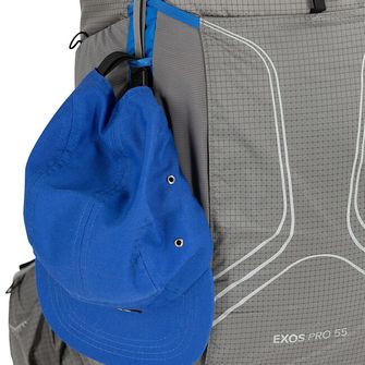 OSPREY Zaino da trekking EXOS PRO 55,  dale grey/agam blue