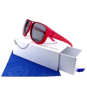 Occhiali da sole polarizzati ActiveSol El Aviador Fitover-Child, rosso