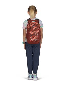 Zaino da trekking OSPREY DAYLITE JR,  brush strokes print/red canyon