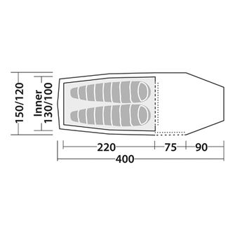 Tenda Robens Voyager EX per 2 persone