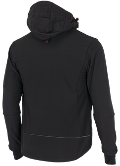 BENNON giacca softshell RUFUS nero/rosso