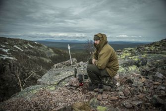 Helikon-Tex Wanderer berretto a maglia, verde oliva