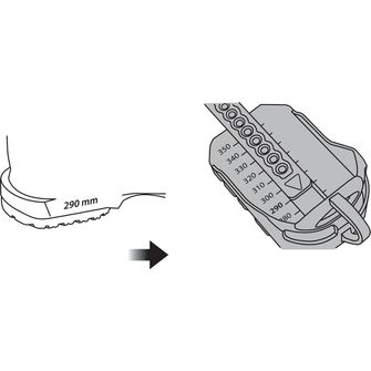 Copriscarpe da sci antiscivolo Sidas, nero