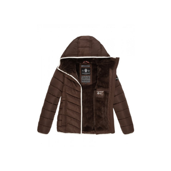 Navahoo ELVA Giacca invernale da donna con cappuccio, dark choco