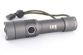 Torcia LED militare LKK 803 ricaricabile zoom 13cm