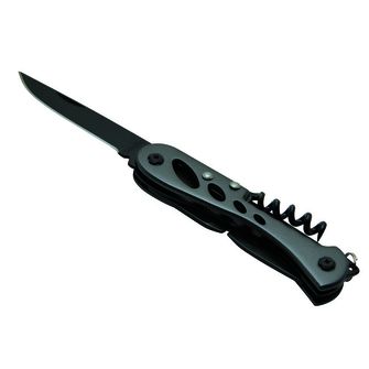 Baladeo ECO165 Coltello multifunzione Barrow Tech, 7 funzioni, nero militare