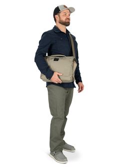 OSPREY borsa AOEDE MESSENGER 7,  tan concrete