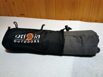 Origin Outdoors Fodera per sacco a pelo in cotone rettangolare antracite