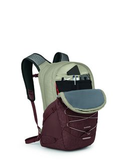 Zaino da città OSPREY QUASAR,  sawdust tan/raisin red