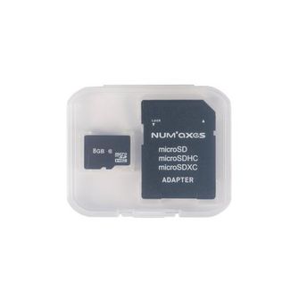 Scheda di memoria Micro SDHC Classe 10 da 8 GB di NUM&#039;AXES con adattatore