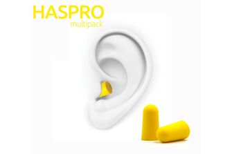 HASPRO TUBE50 tappi per orecchie, giallo