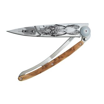 Coltello Deejo Fantasy Odin in legno di ginepro