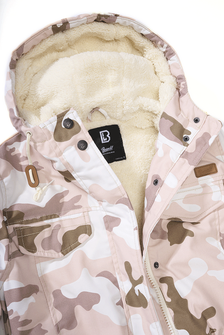 Brandit Marsh lake parka giacca invernale da donna con cappuccio, candy camo