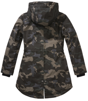 Brandit Marsh lake parka giacca invernale da donna con cappuccio, darkcamo